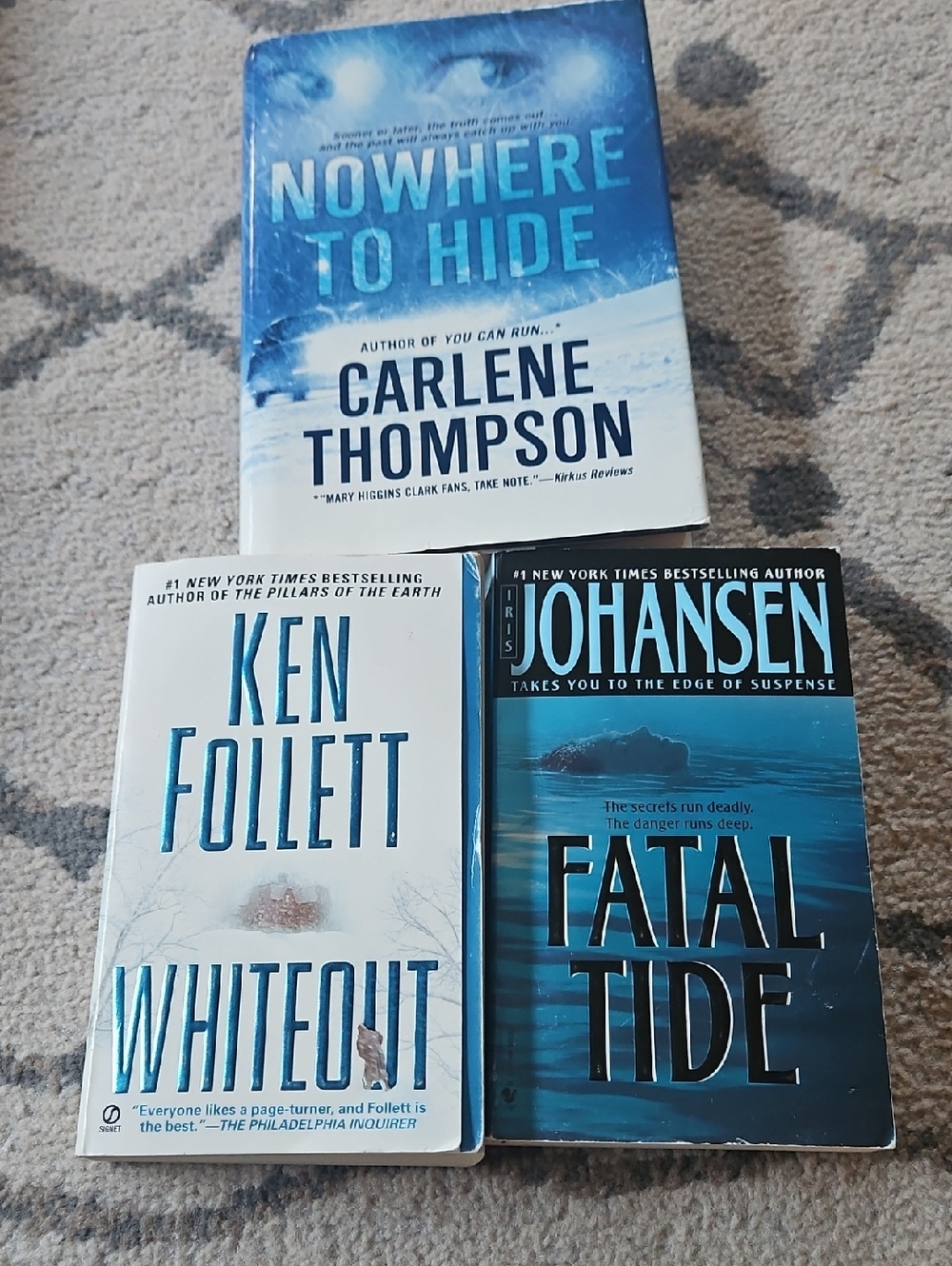 Nowhere to Hide by Carlene Thompson - I Can Mix Up Books Up To 5 Lbs